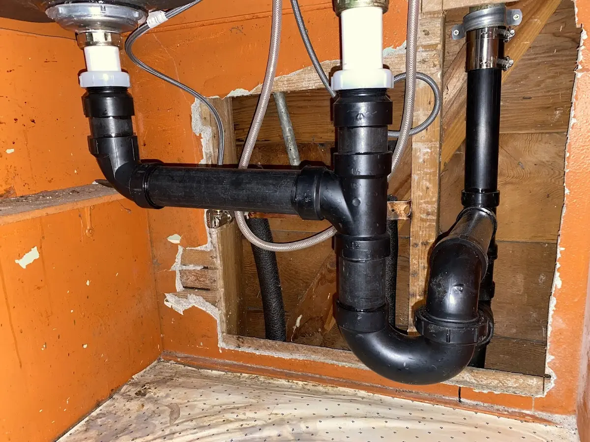 Professional Repiping Services equipment and tools on the job in Weatherford